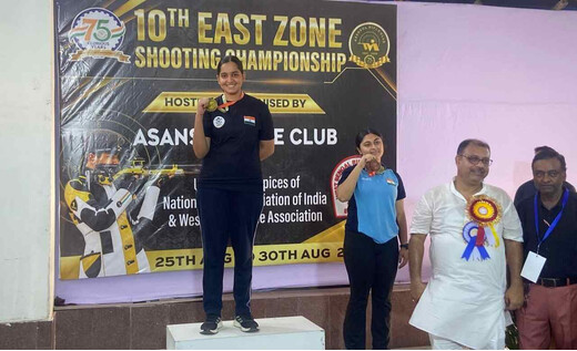 मुजफ्फरपुर की श्रेया का शानदार निशाना, ईस्ट जोन चैंपियनशिप में जीते दो स्वर्ण